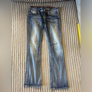 Rock Revival Buckle Exclusive Sora Boot Cut Embellished Jeans